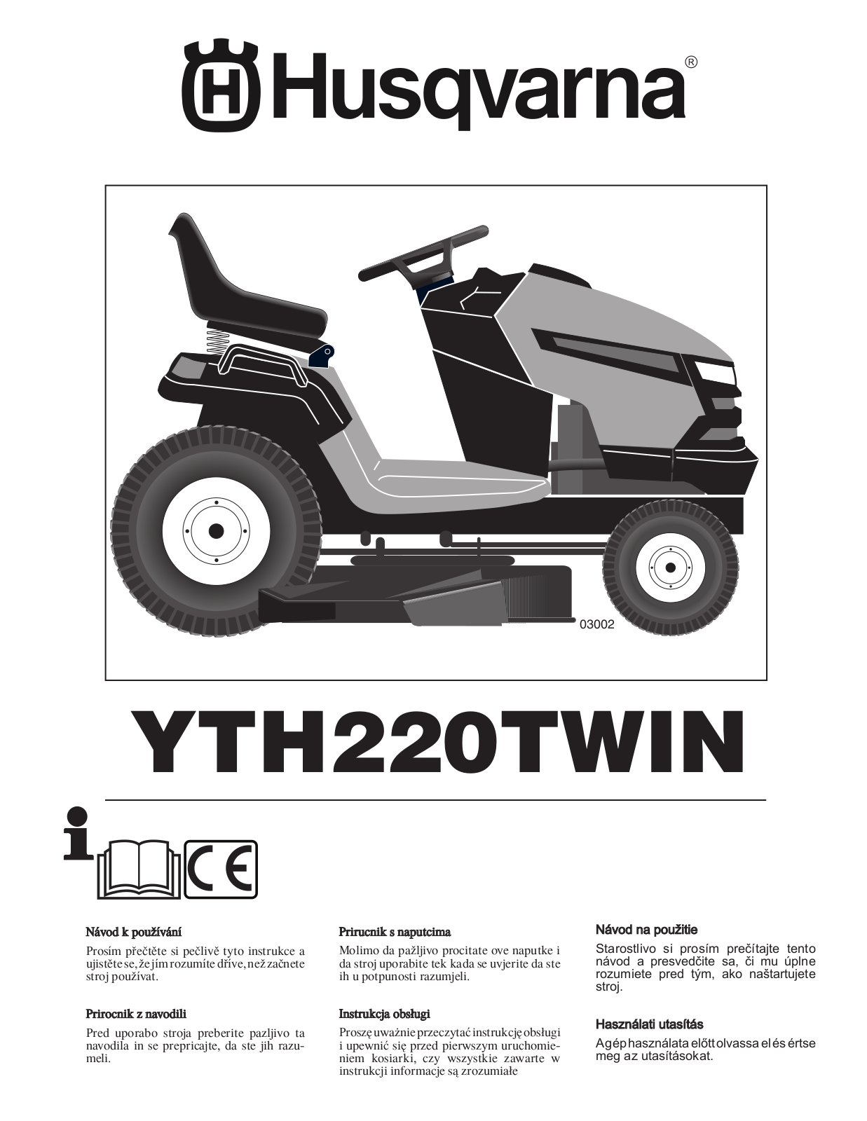 Husqvarna YTH220 TWIN User Manual