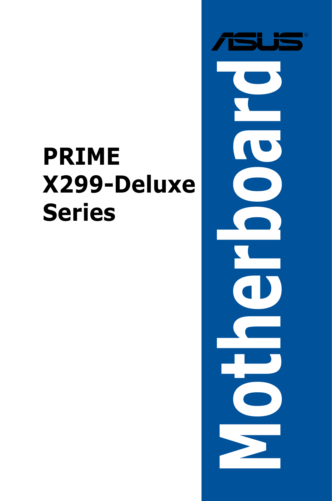 ASUS Prime X299-Deluxe Service Manual