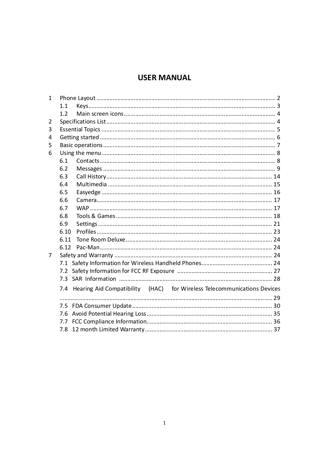 TeleEpoch CDM2080 User Manual