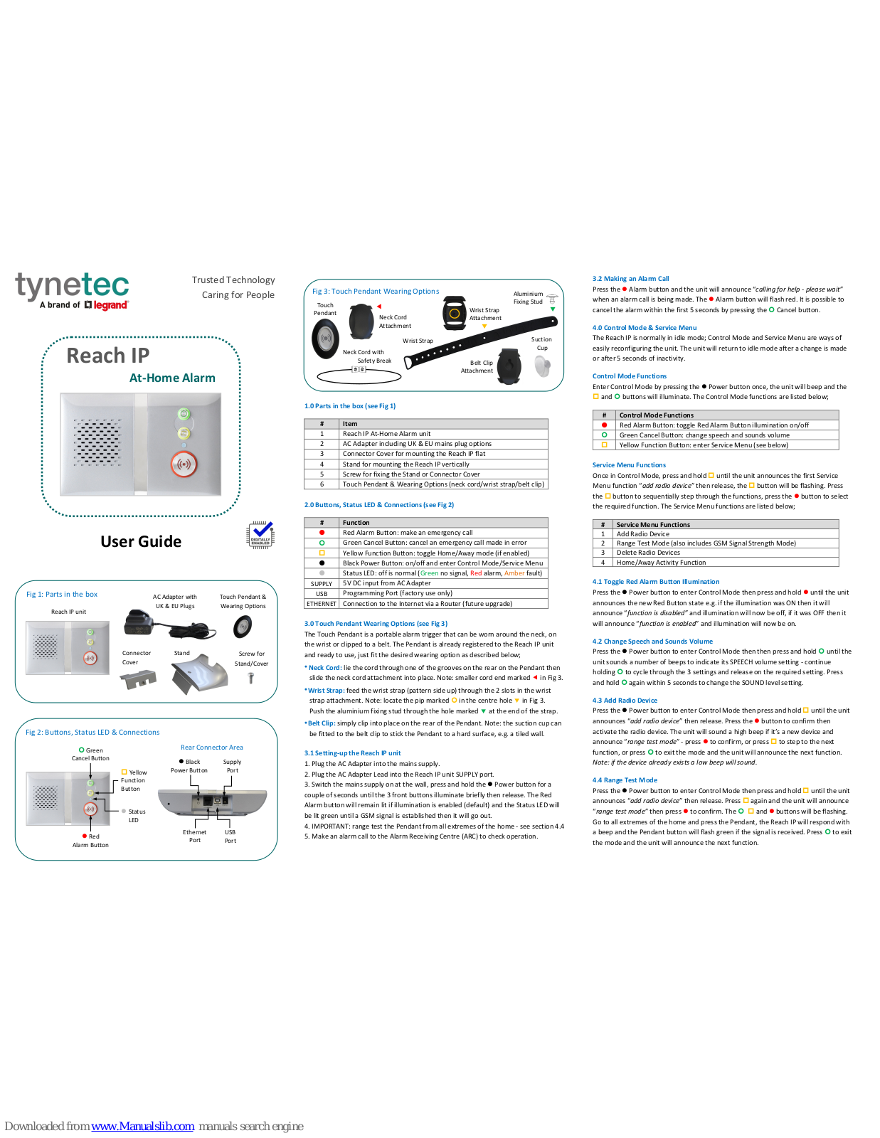 Tynetec Reach IP User Manual