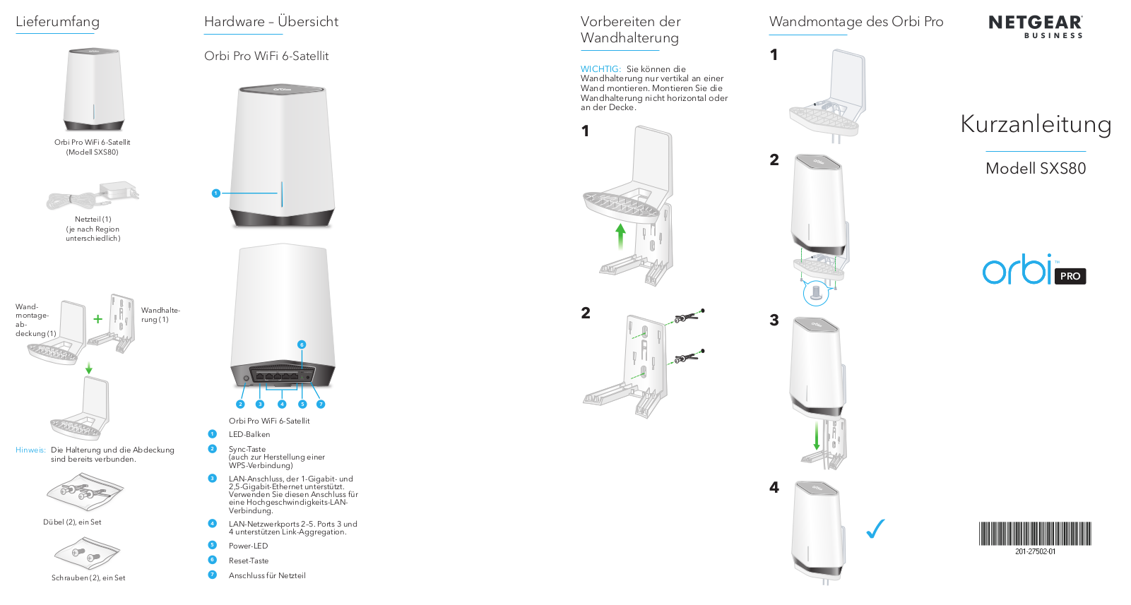 Netgear SXS80 Installation Manual