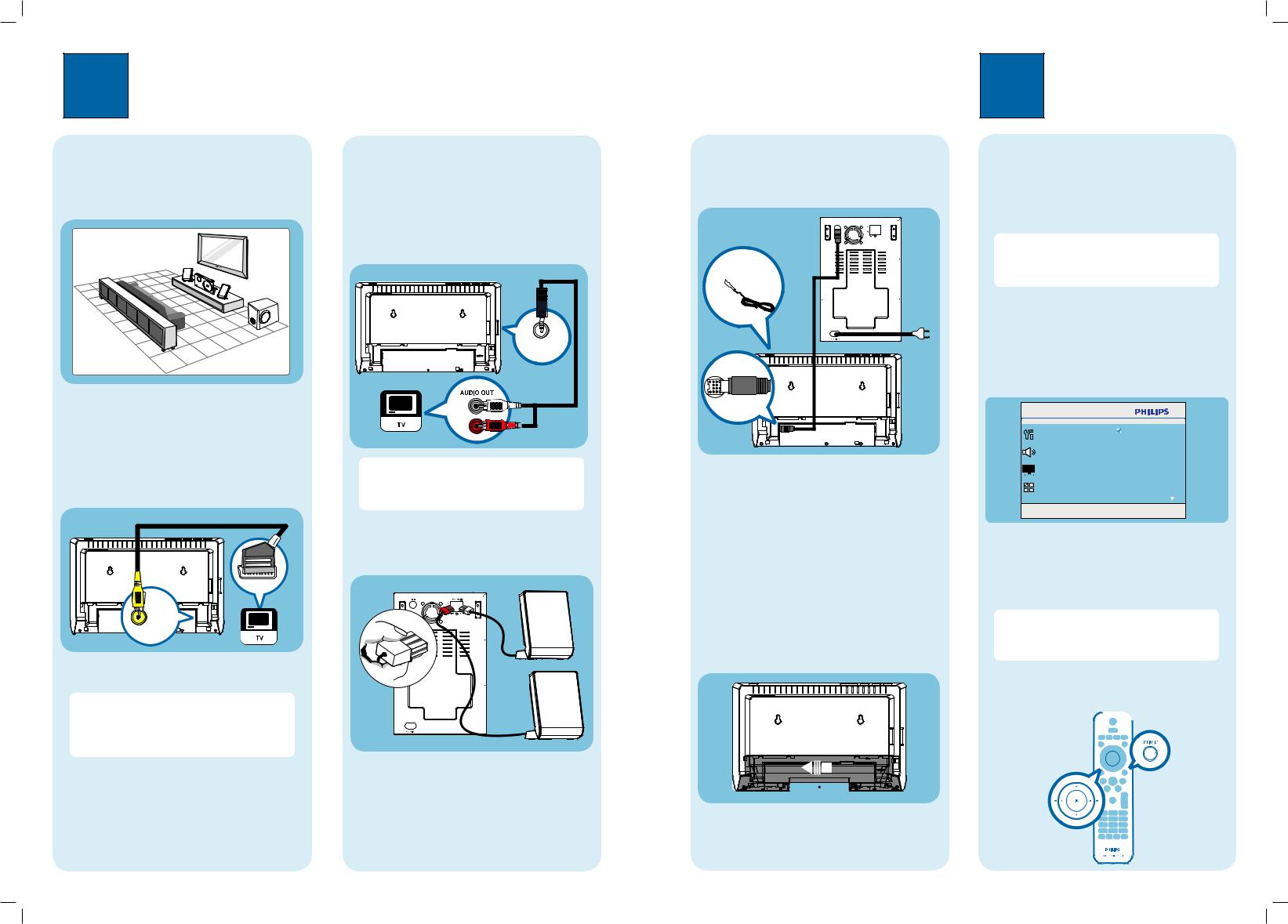 Philips HTS4600 Getting Started Guide