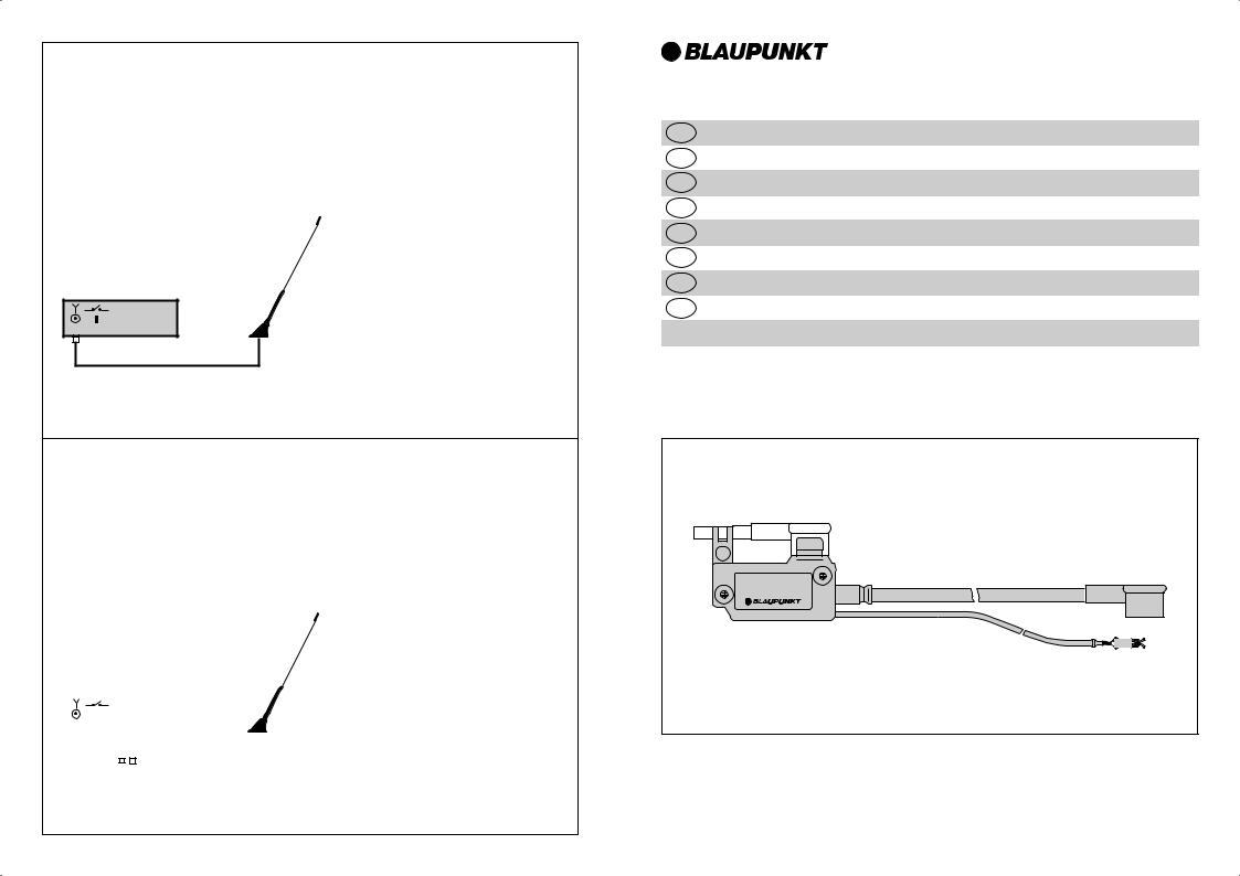 BLAUPUNKT SPA 1 User Manual