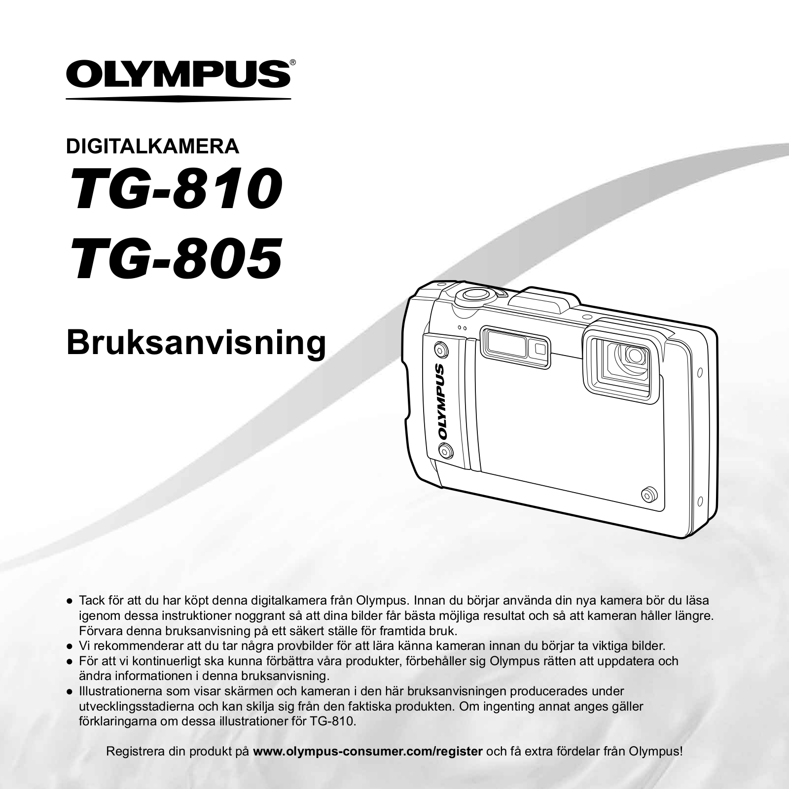 OLYMPUS TG-810 User Manual