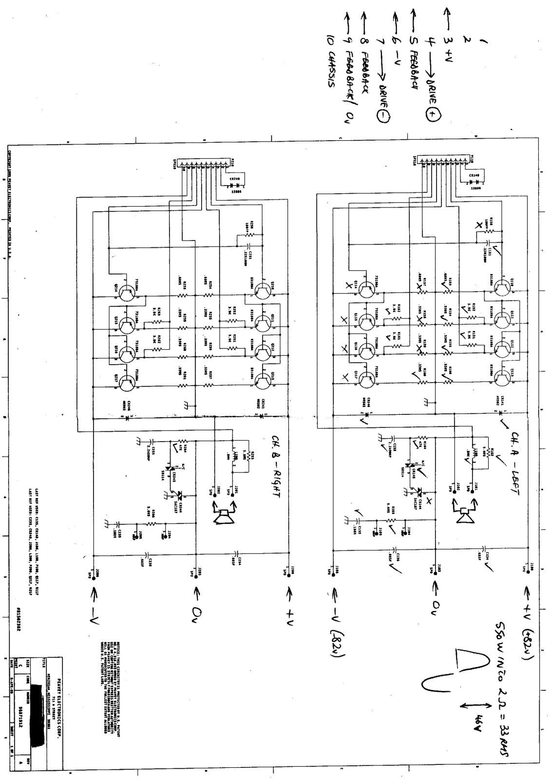 Pioneer A-80 Schematic