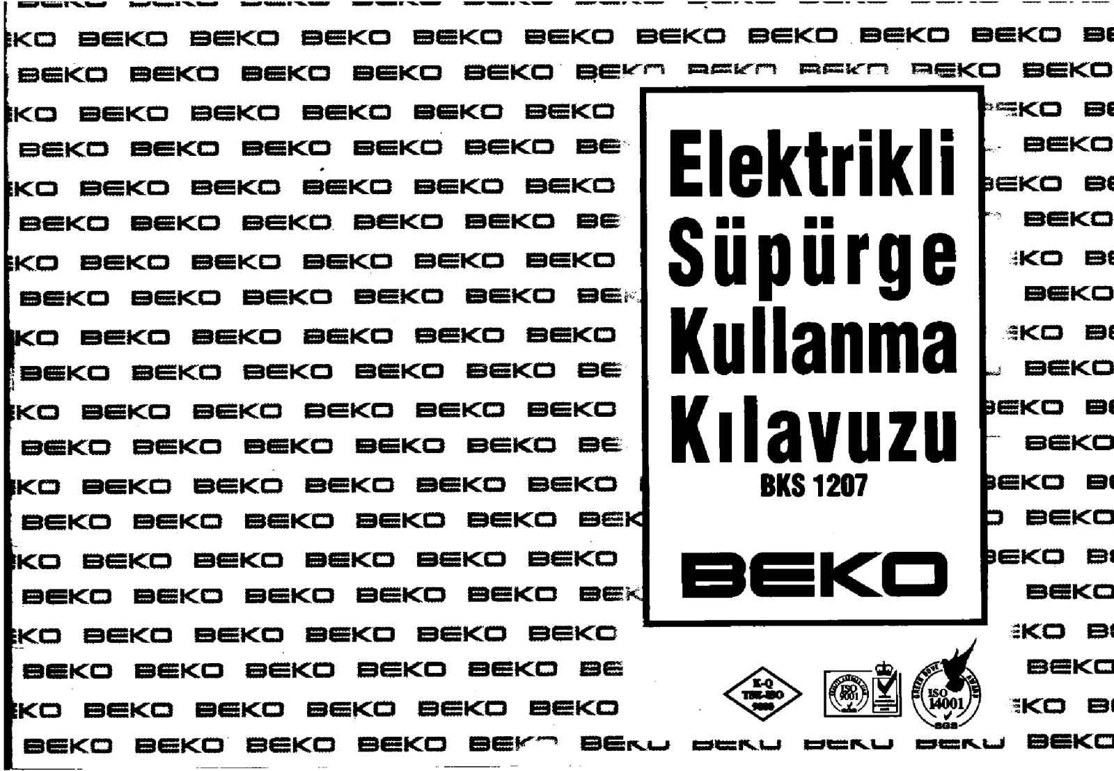 Beko BKS 1207 User Manual