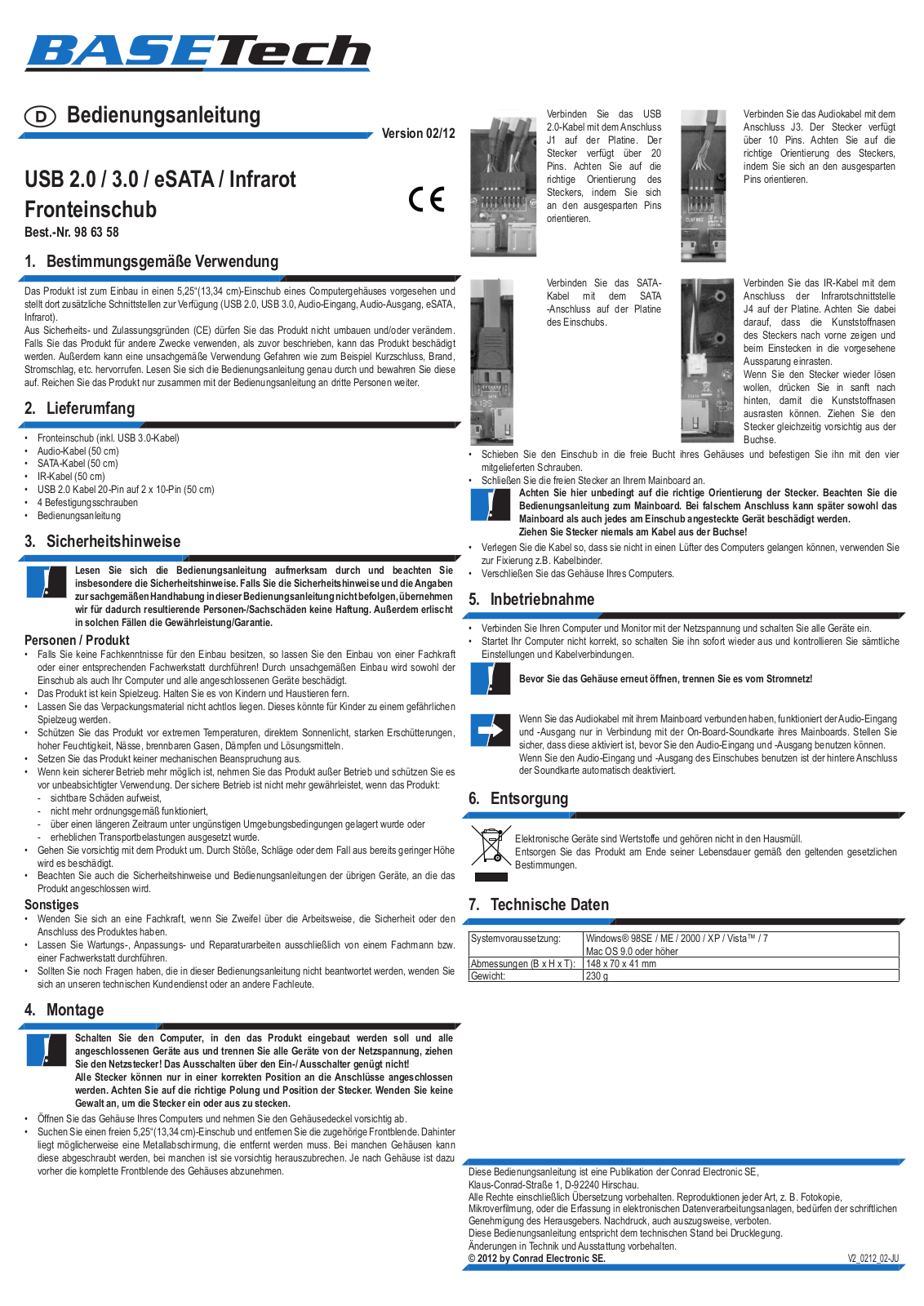 Basetech 986358 User guide