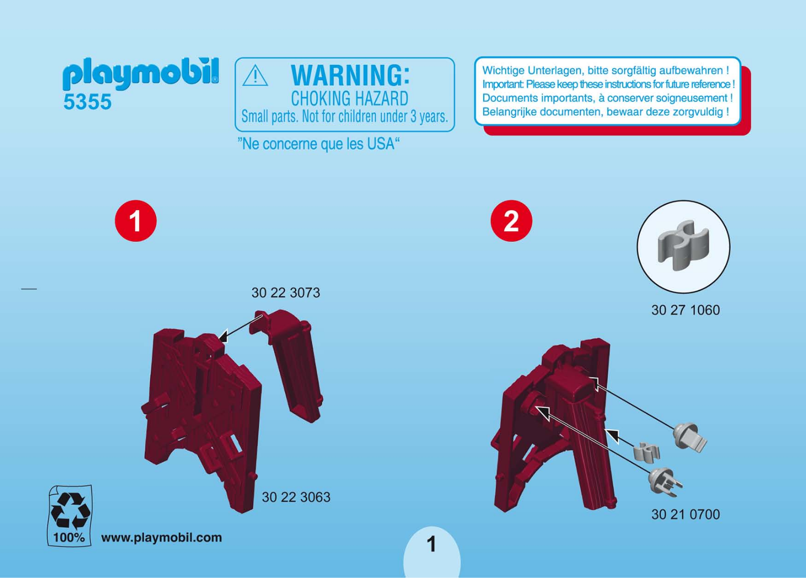 Playmobil 5355 Instructions