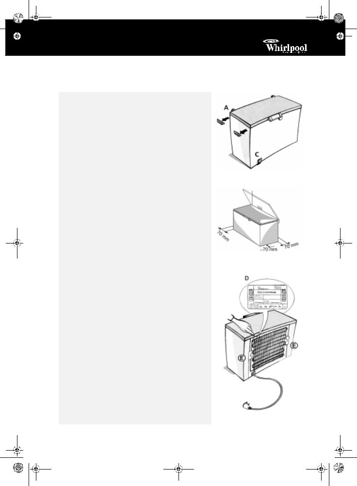 Whirlpool AFG 604 DGT, AFG 603 DGT, AFG 605 DGT, AFB 602 INSTRUCTION FOR USE