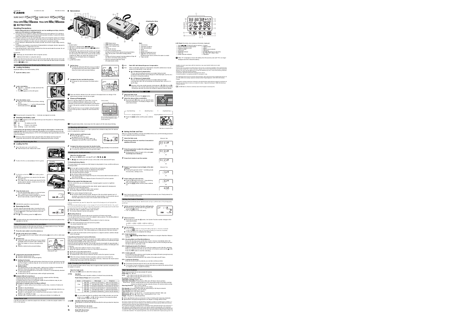 Canon CTI-7498-000 User Manual