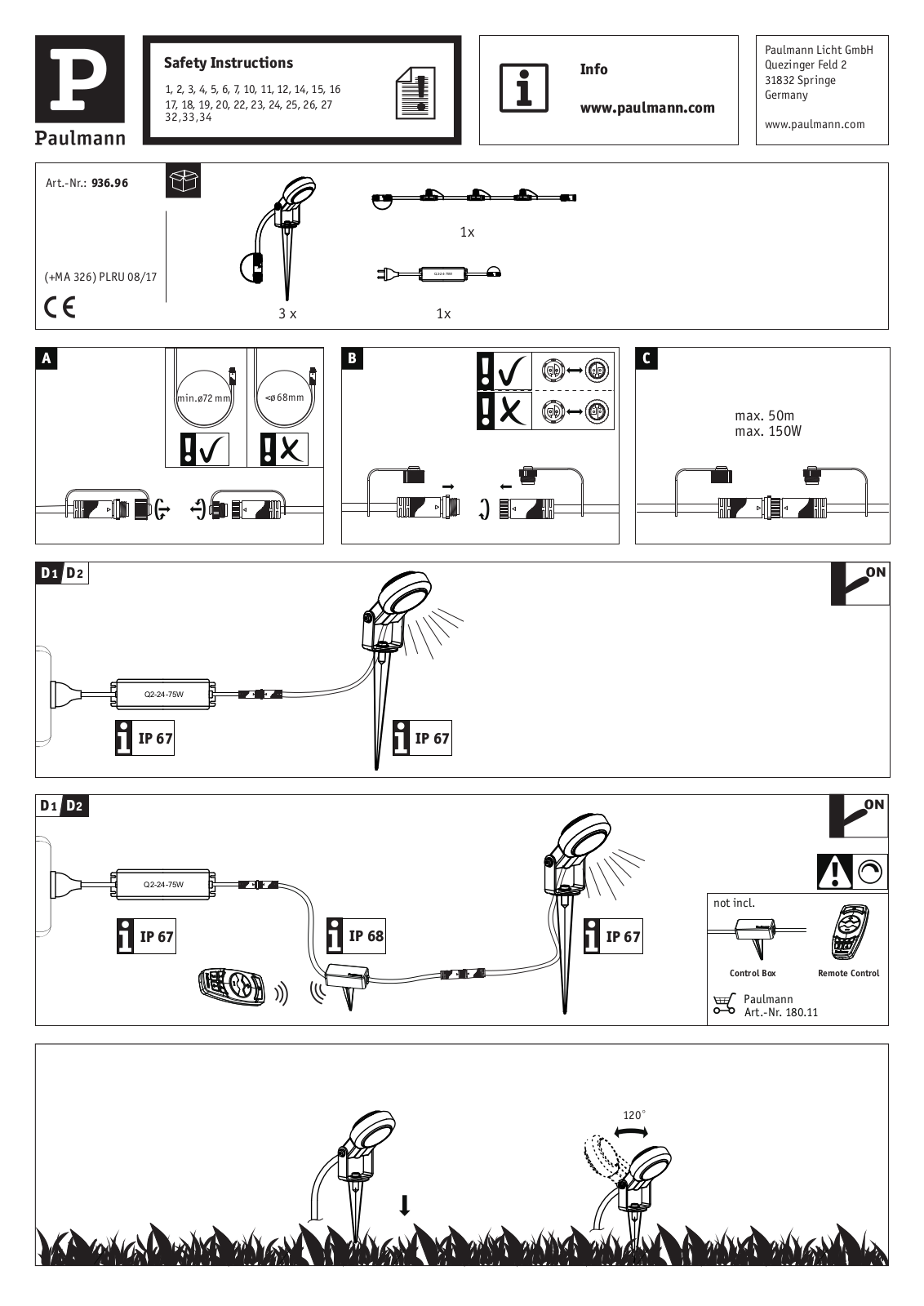 Paulmann 936.96 User Manual - ManualMachine.com