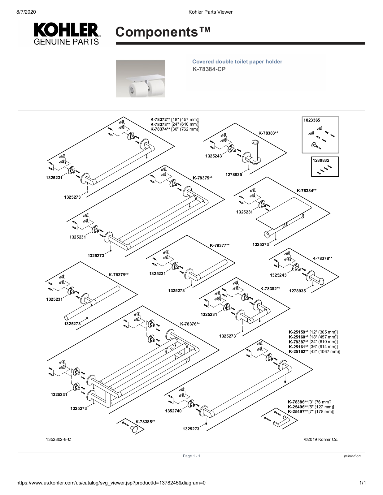 Kohler LBPR3591 Specifications - ManualMachine.com