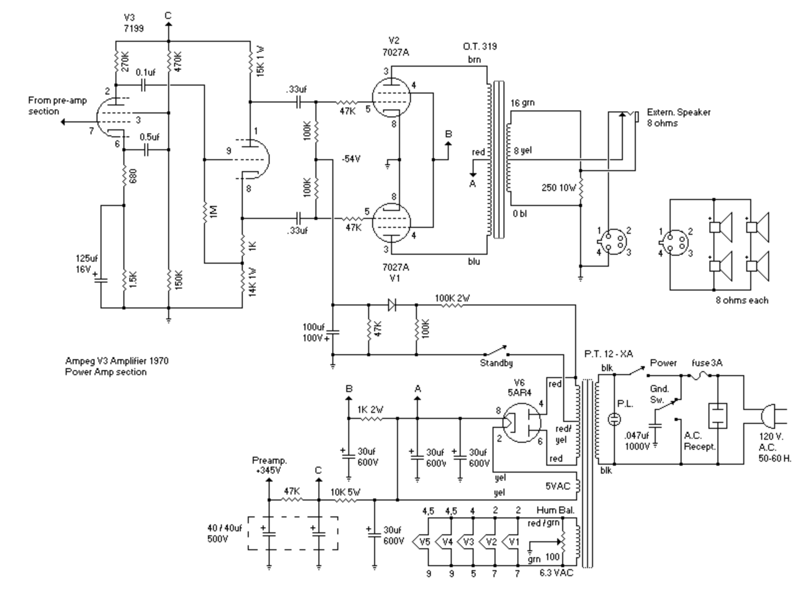 Ampeg v3pwr jp schematic