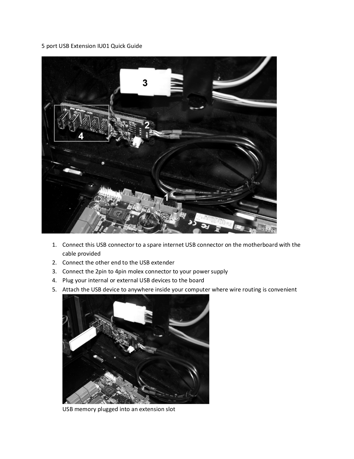 NZXT IU01 User Manual