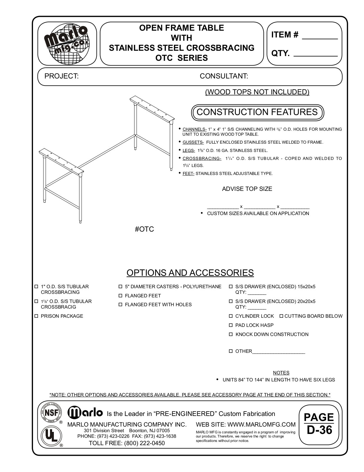 Marlo OTC User Manual