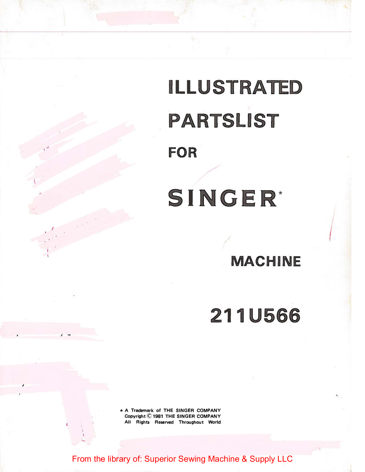 Singer 211U566 User Manual - ManualMachine.com
