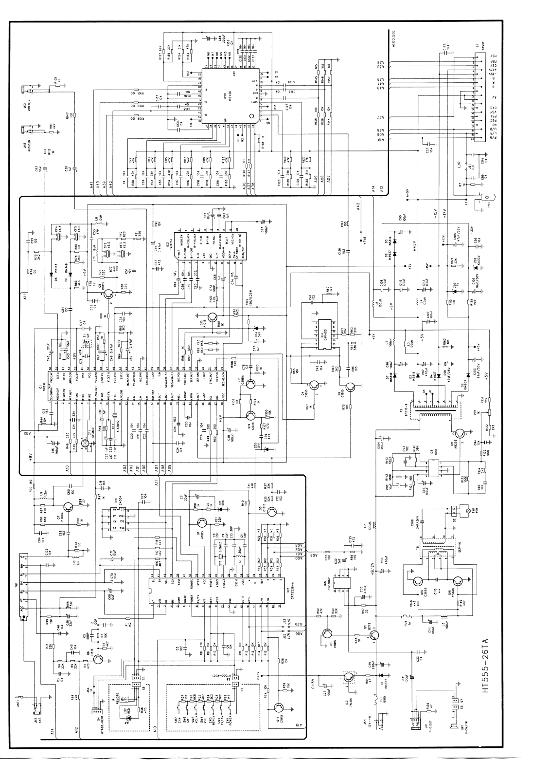 Roadstar LCD-5010K Schematic