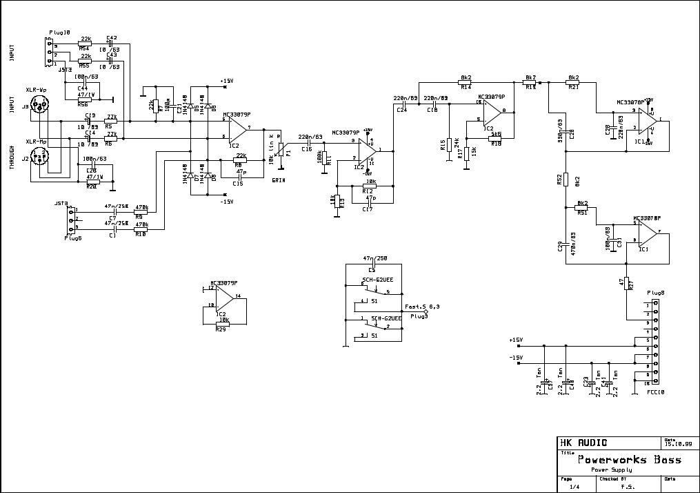 HK rs115 sub a schematic