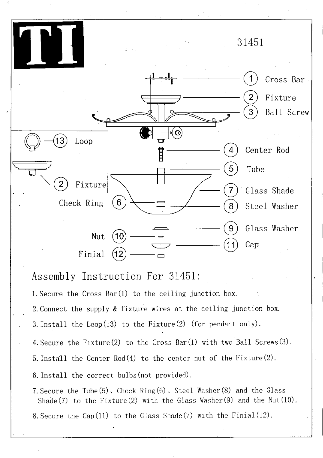 Triarch 31451 User Manual