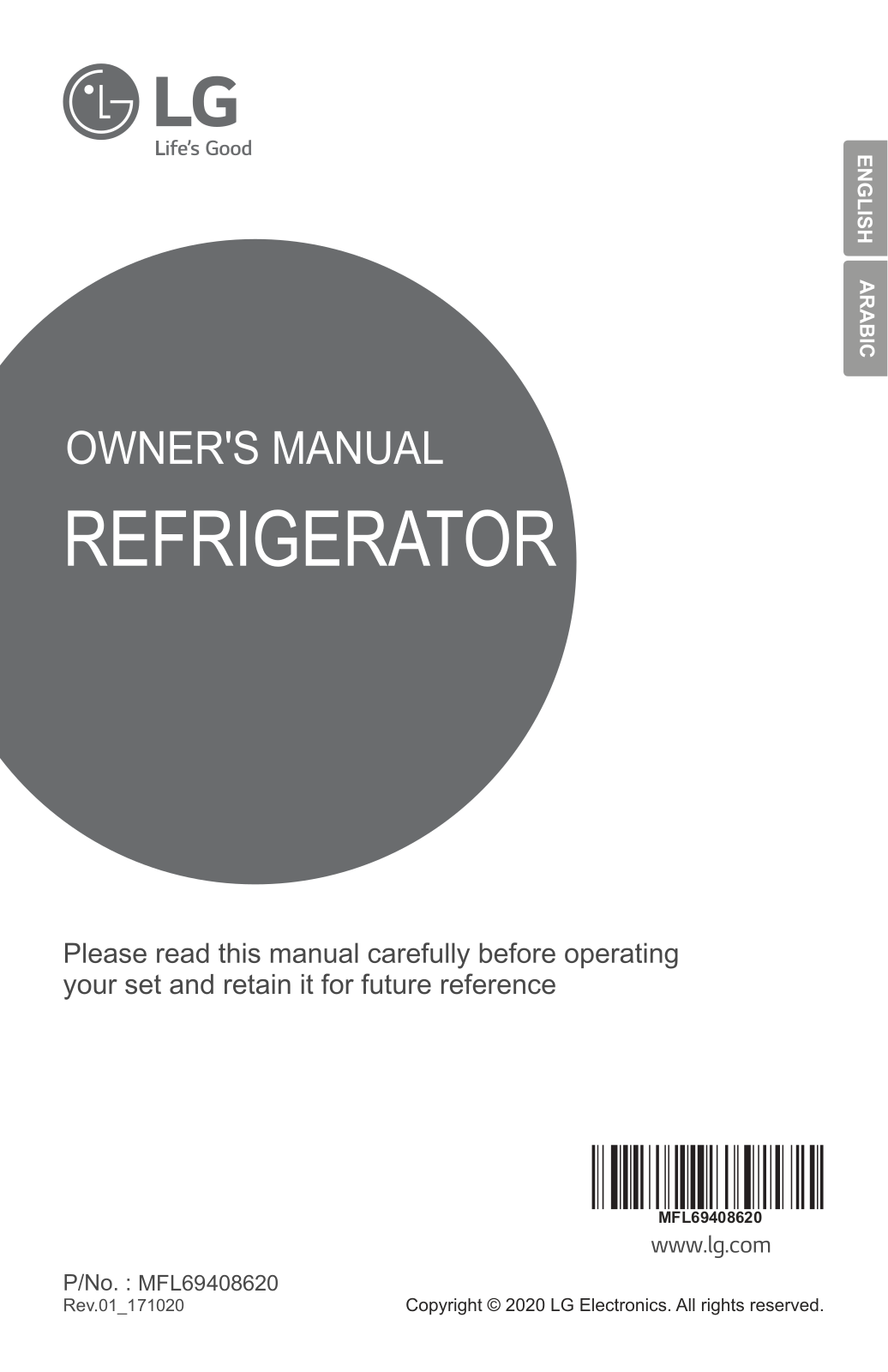 LG GL-131SQQP, GL-151SQQP Owner’s Manual