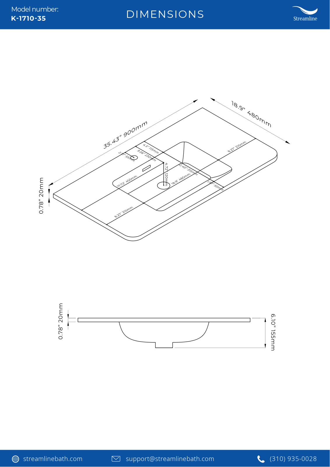 Streamline Bath SLBH7724 Specifications - ManualMachine.com