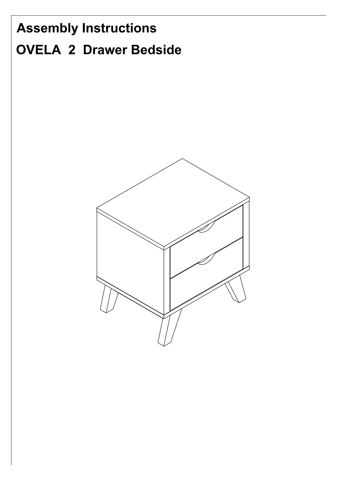 Ovela OV2DRBEDBIRA User guide - ManualMachine.com