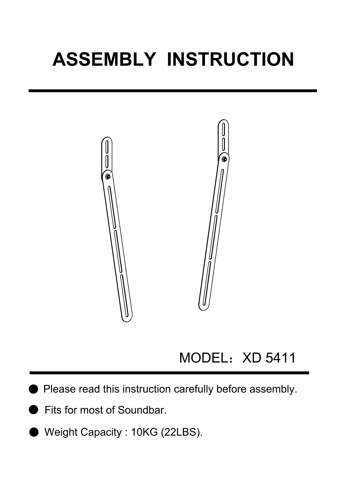 SpeaKa Professional XD 5411 ASSEMBLY INSTRUCTION