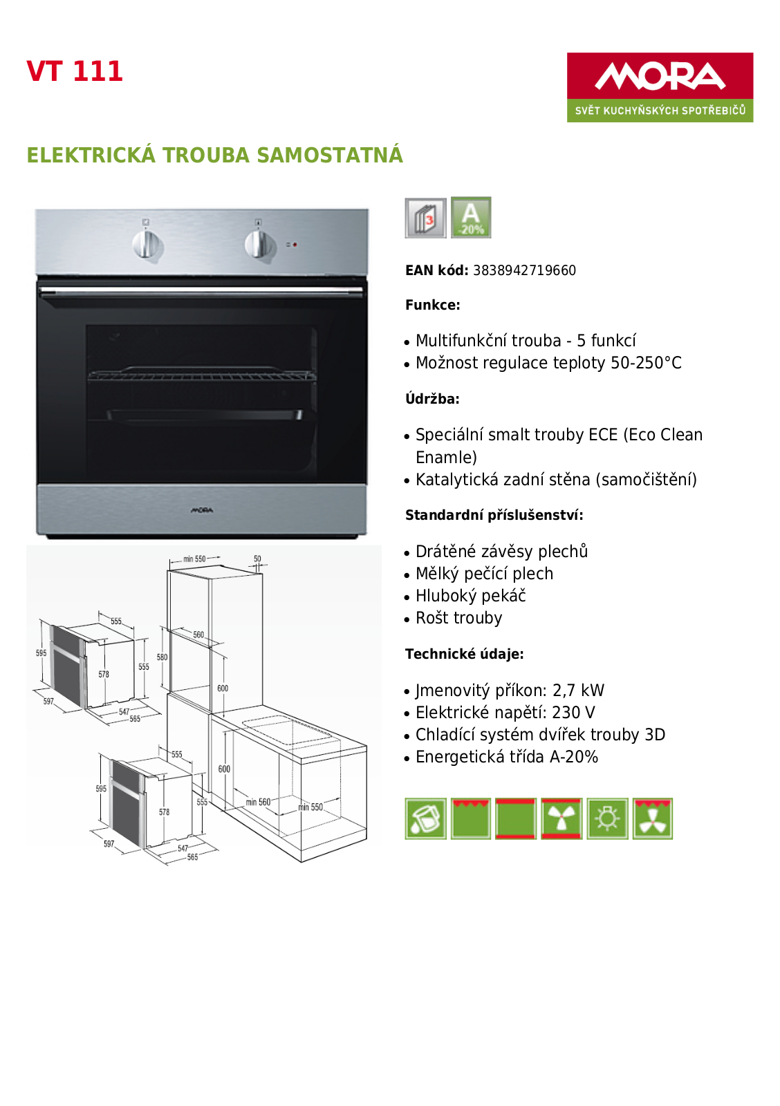 Mora VT 111 User Manual