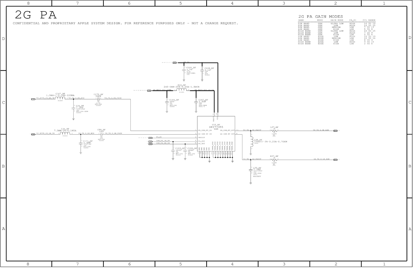 Apple iphone 5с schematics diagram