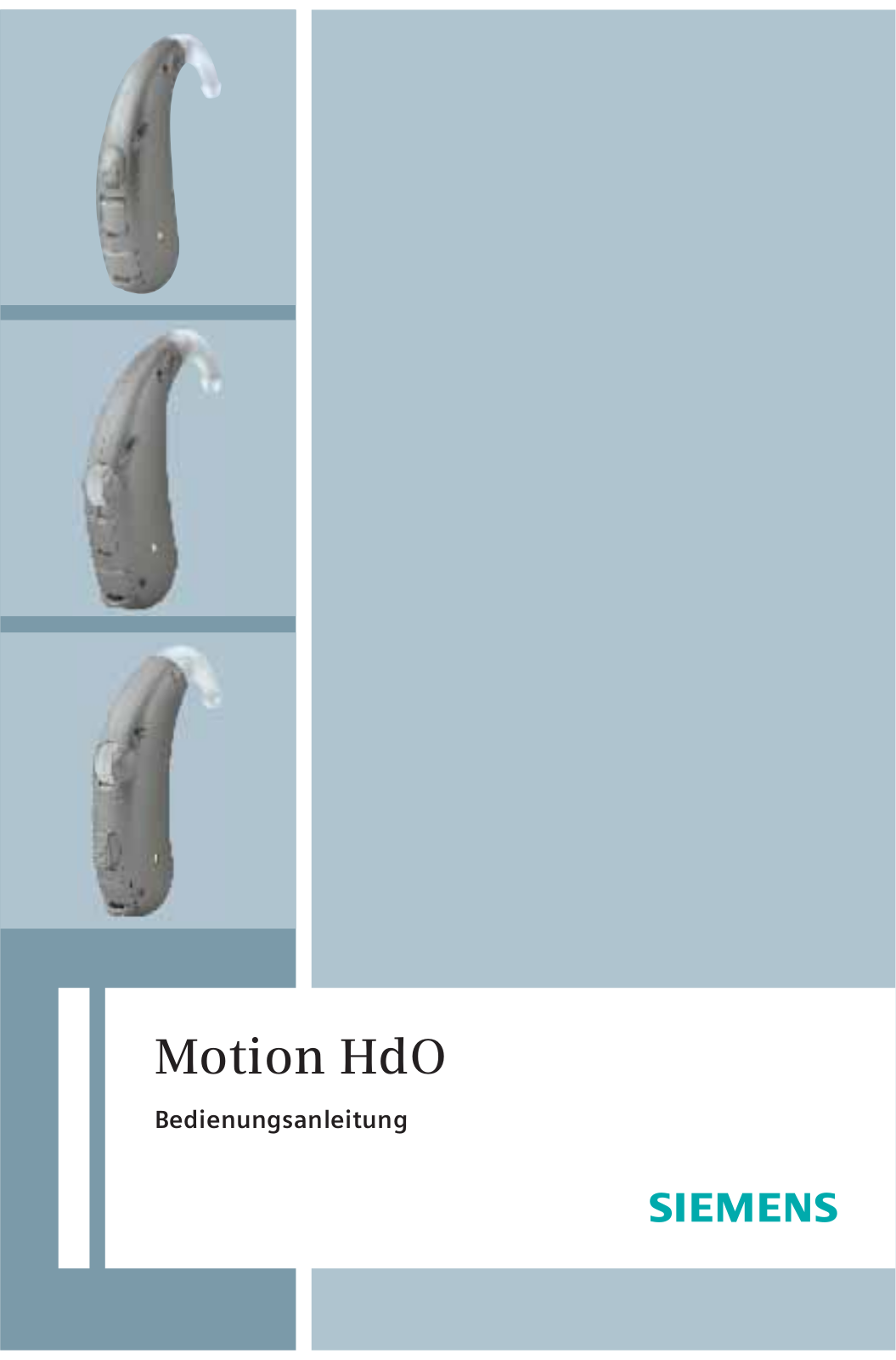 Siemens Motion HdO Manual