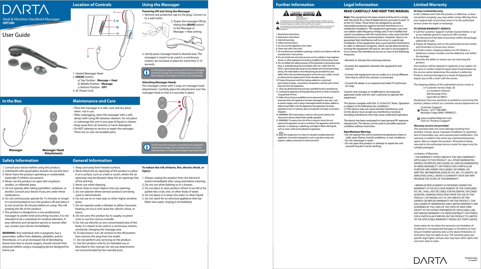 Darta DBT280 User Manual