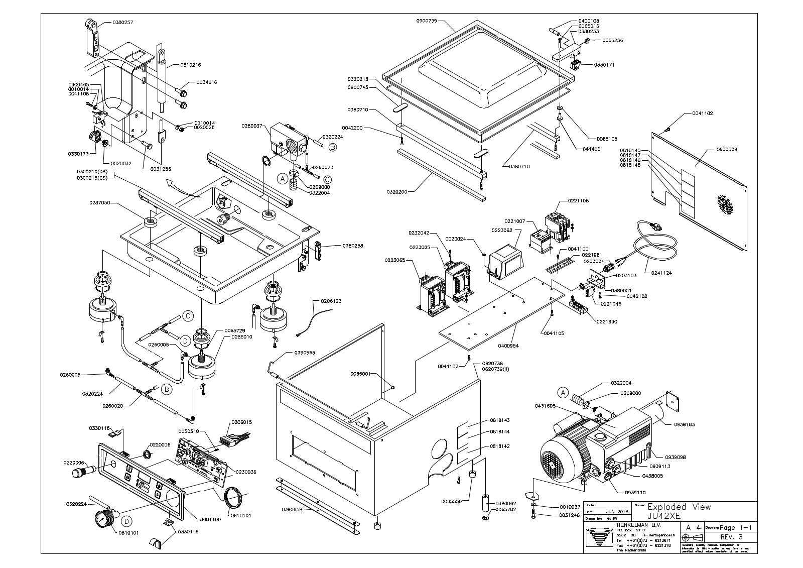 Henkelman Jumbo 42XL II Parts Diagram