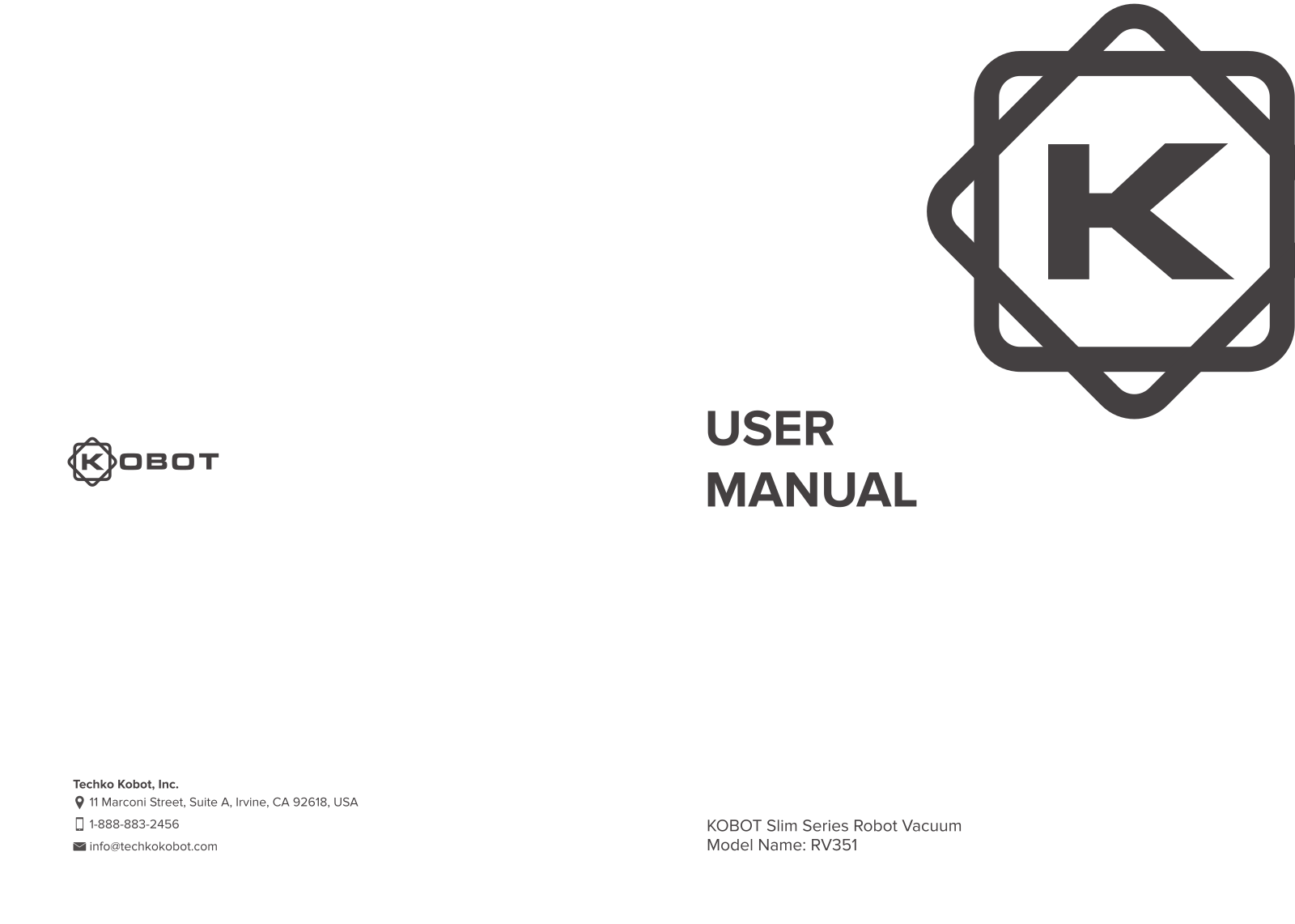 Kobot RV351 User Manual