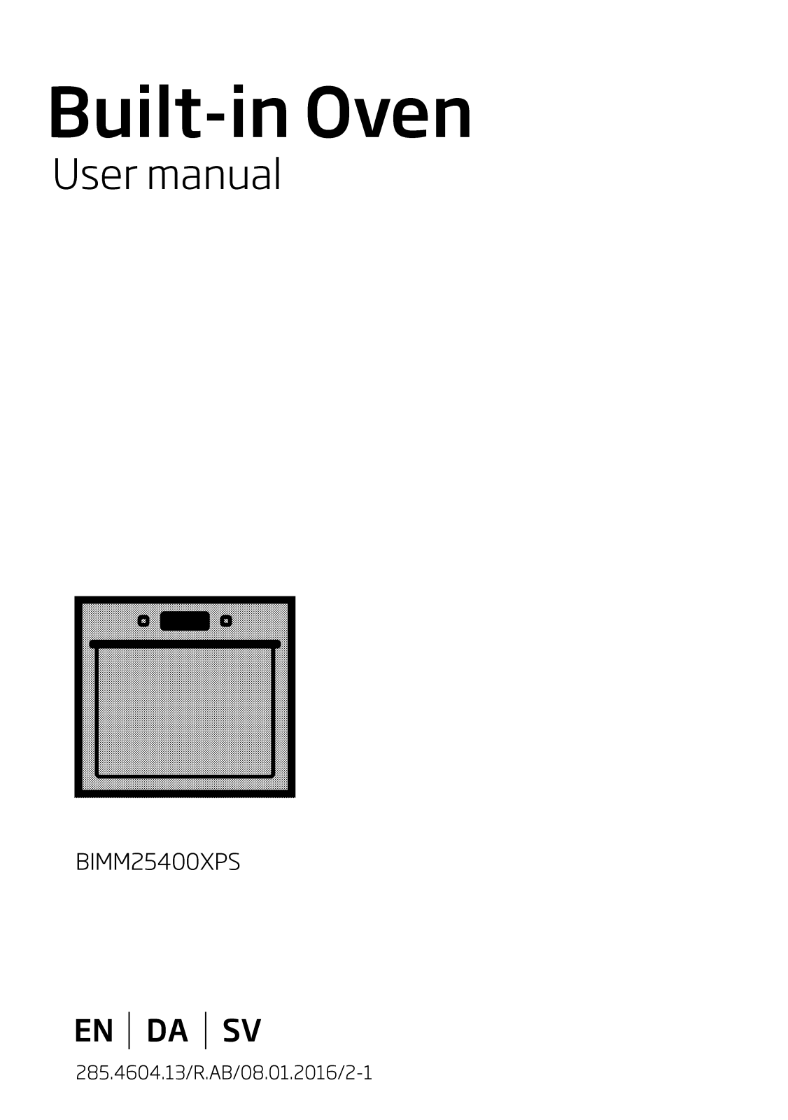 Beko BIMM 25400 XPS User Manual