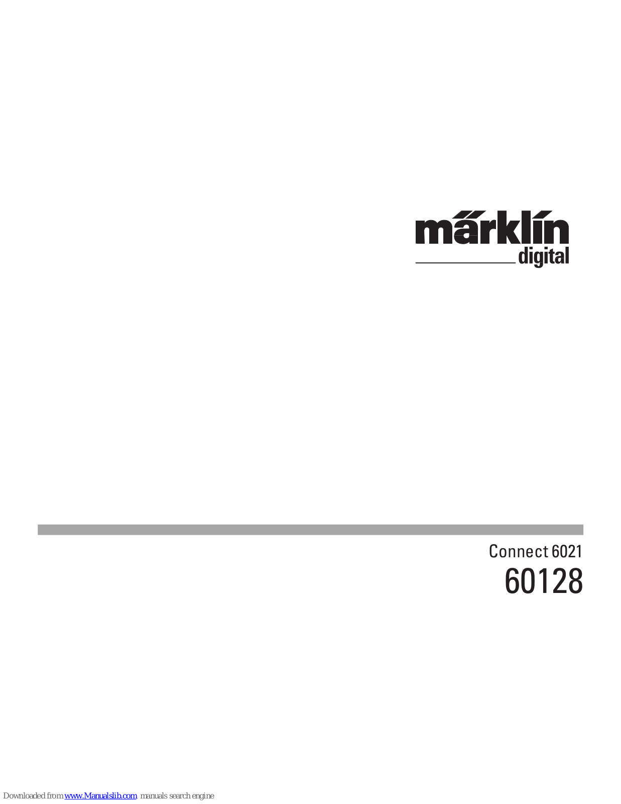 marklin 60128 User Manual - ManualMachine.com