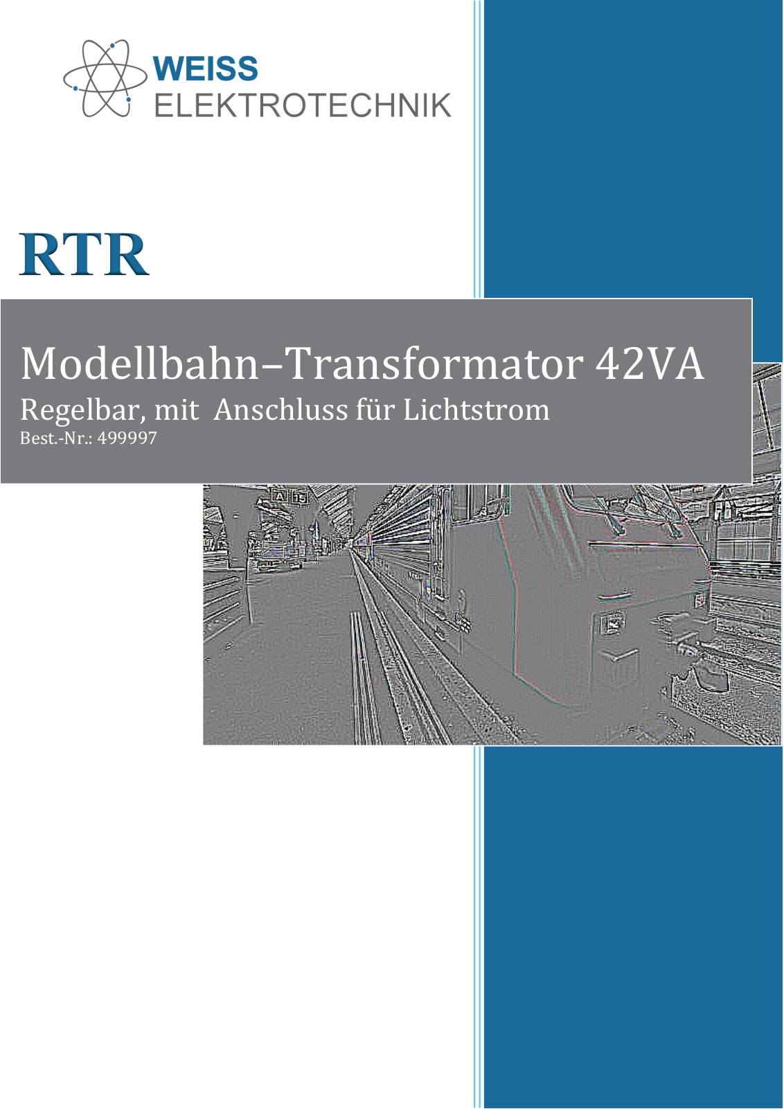 Weiss Elektrotechnik RTR Operation Manual