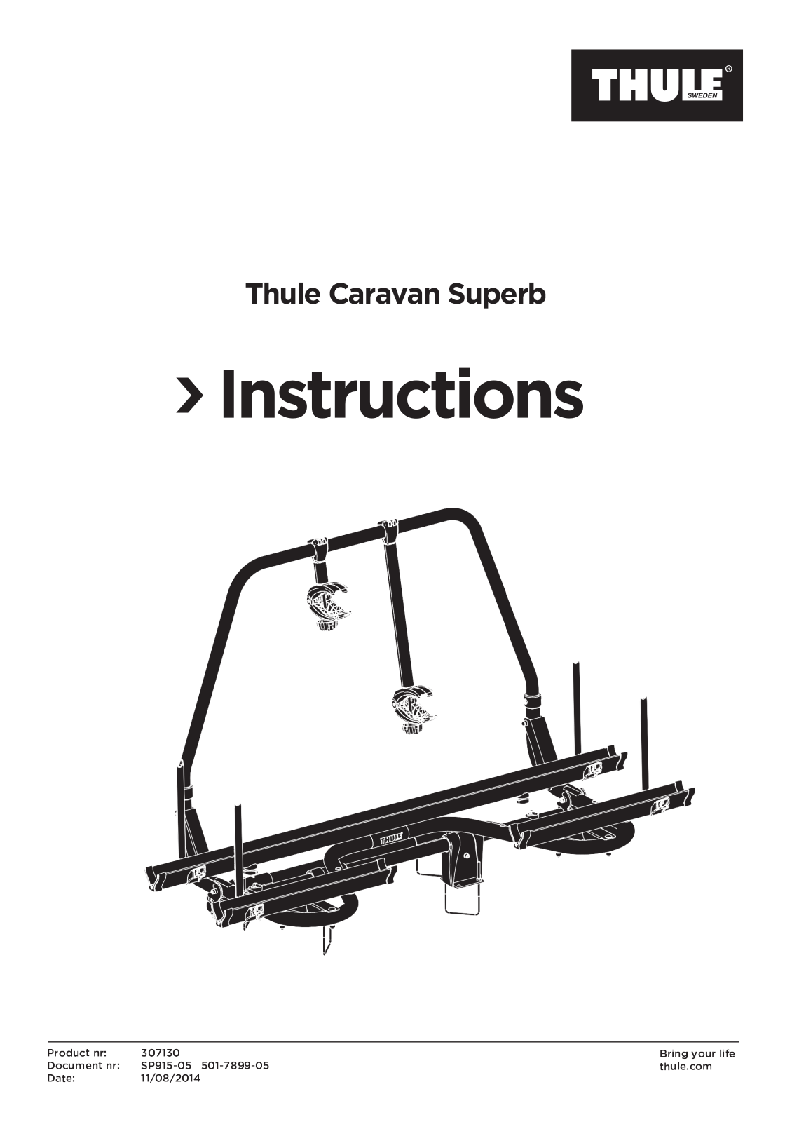 Thule Caravan Superb User Manual