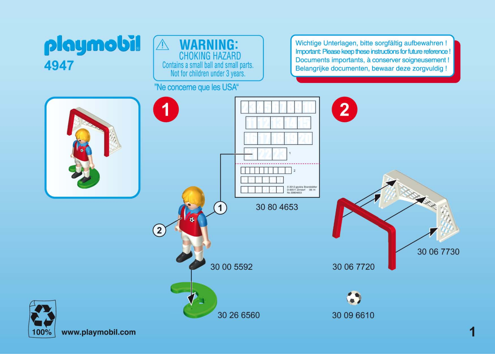 Playmobil 4947 Instructions