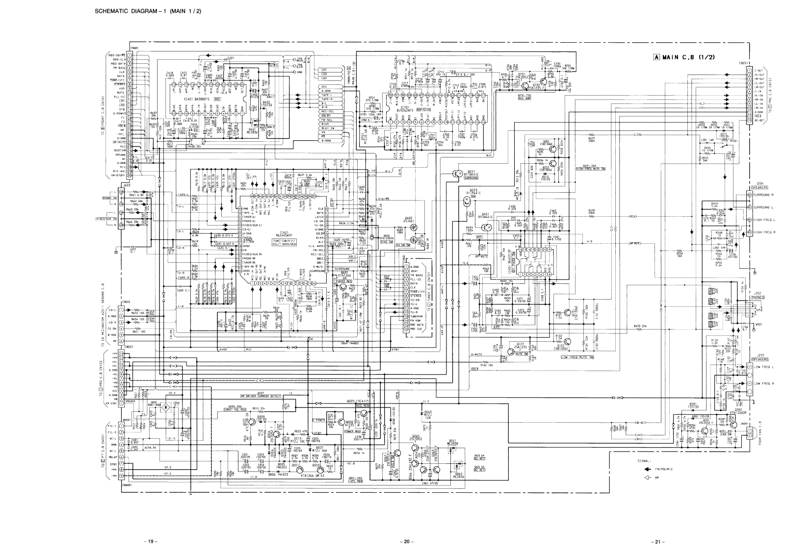 Aiwa ZL-90 Schematic