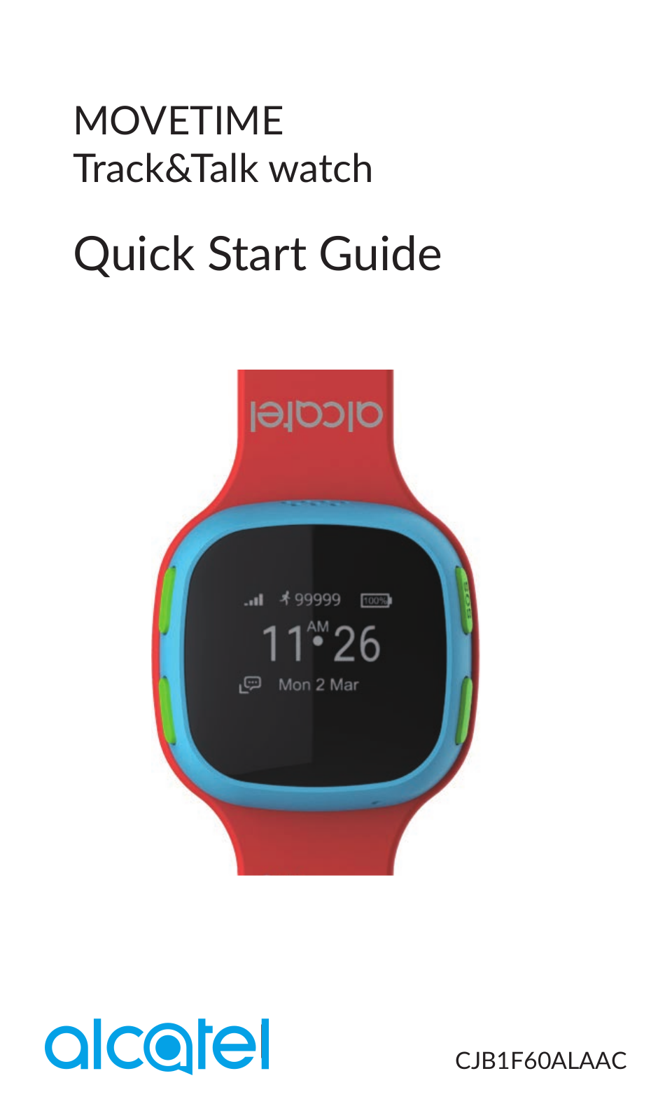 Alcatel Move Time Quick Start Guide