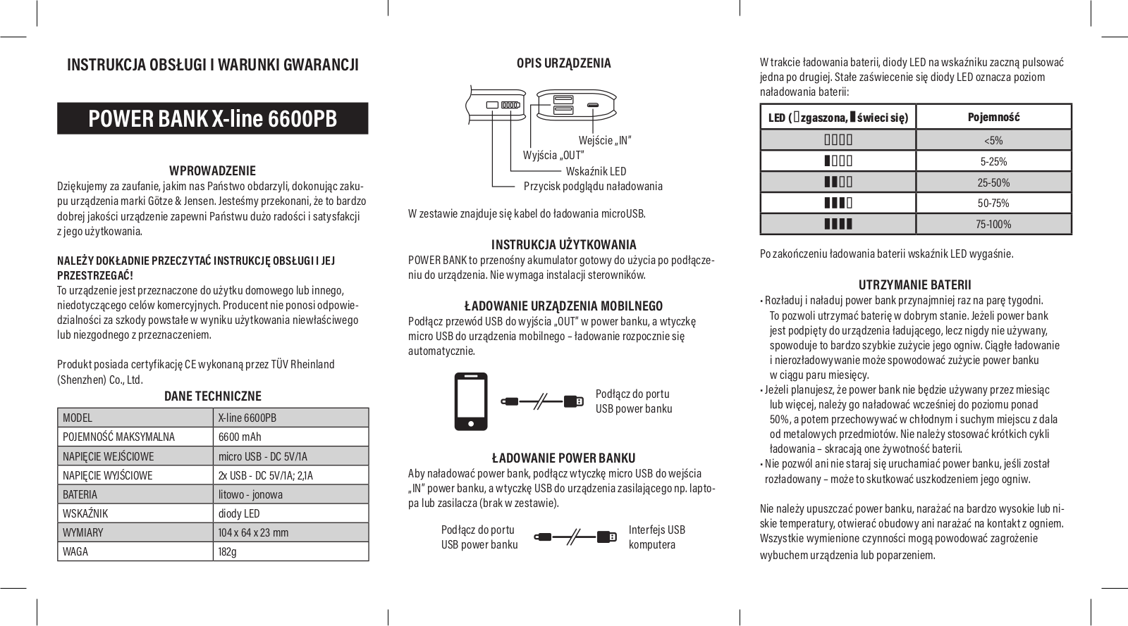 XLINE 6600PB User guide - ManualMachine.com