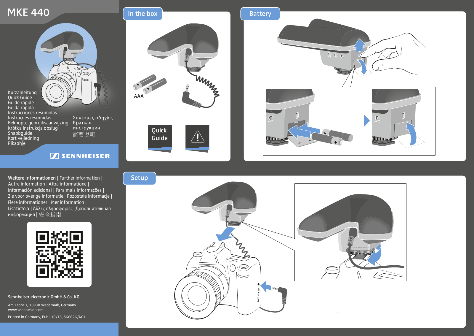 Sennheiser MKE 440 User Manual