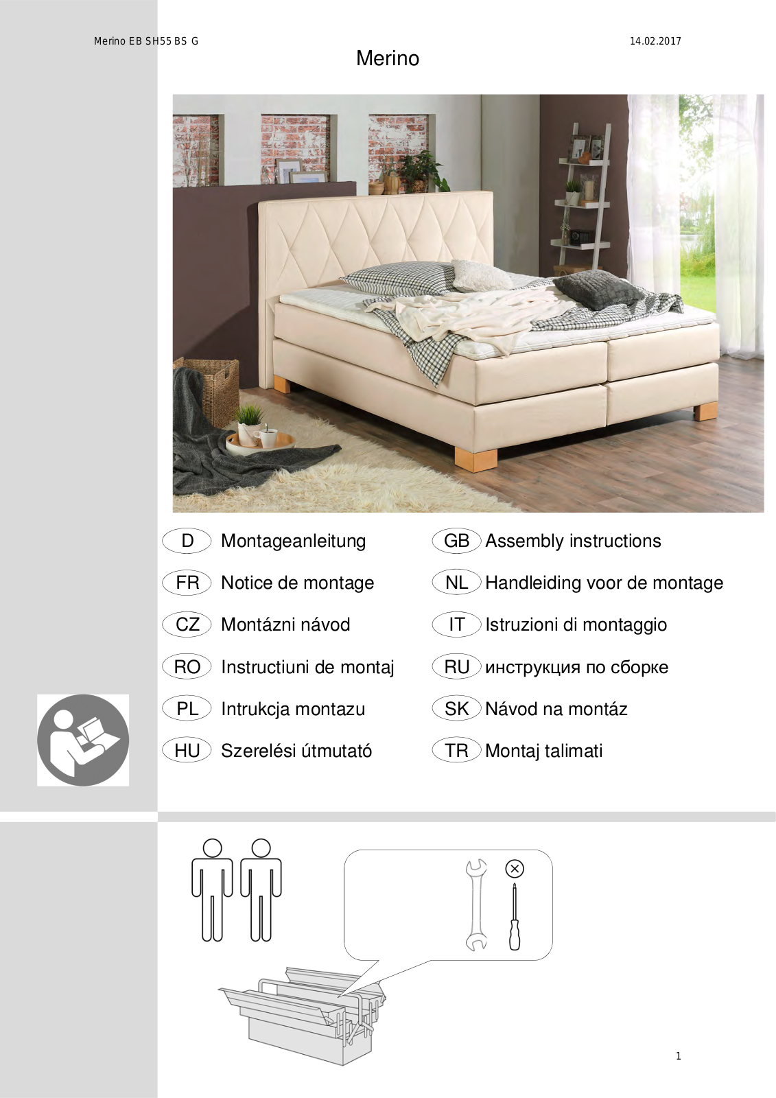 Home affaire Merino Assembly instructions