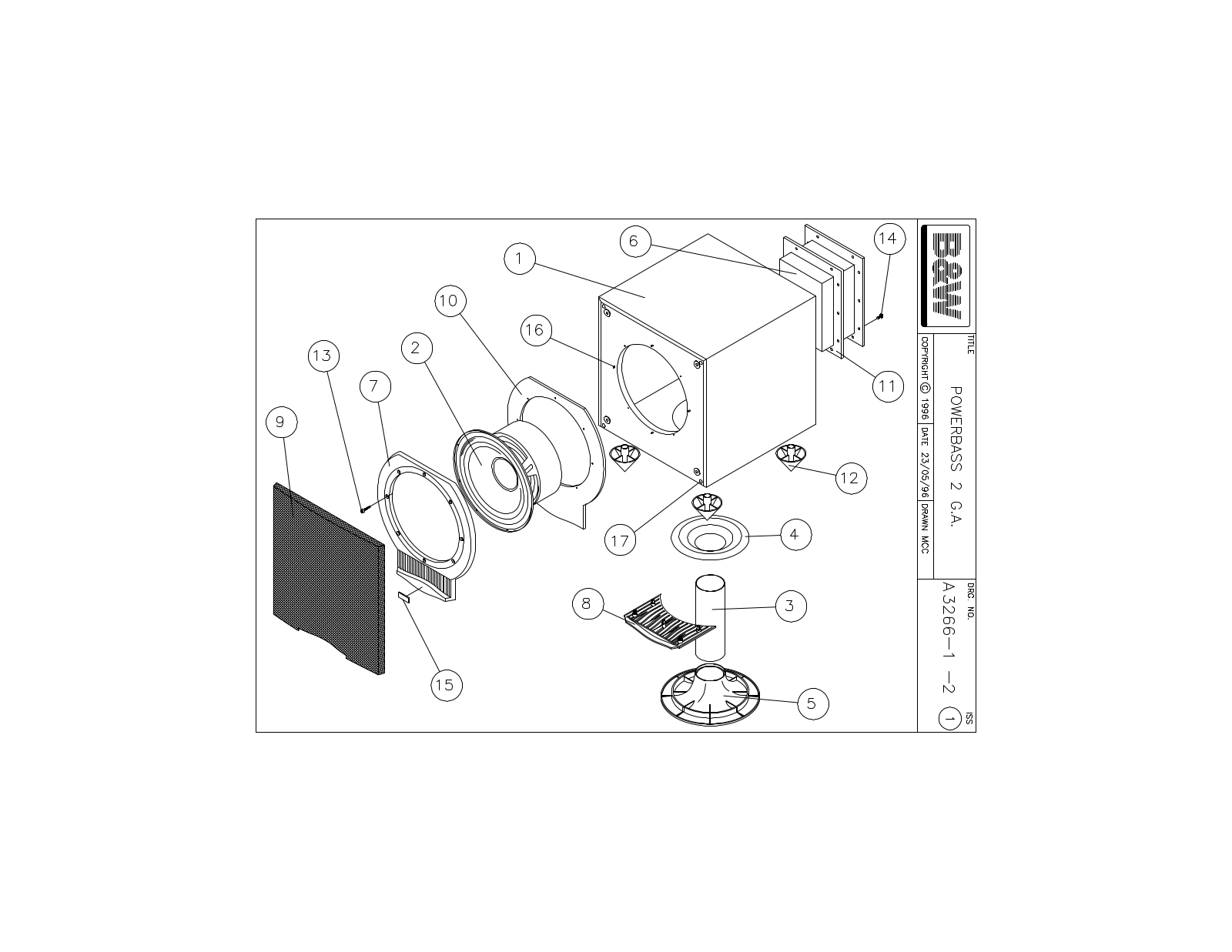 Bowers and Wilkins PowerBass 2 Service manual