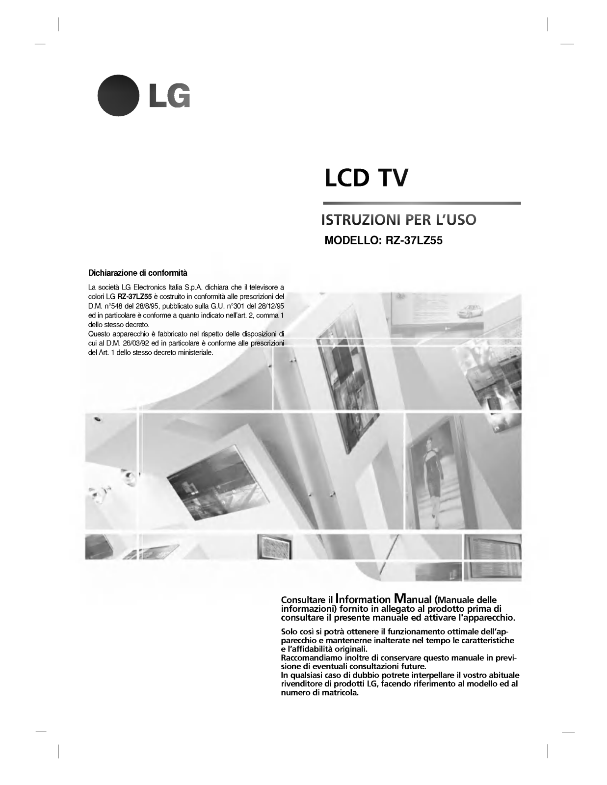 LG RZ-37LZ55 User Manual