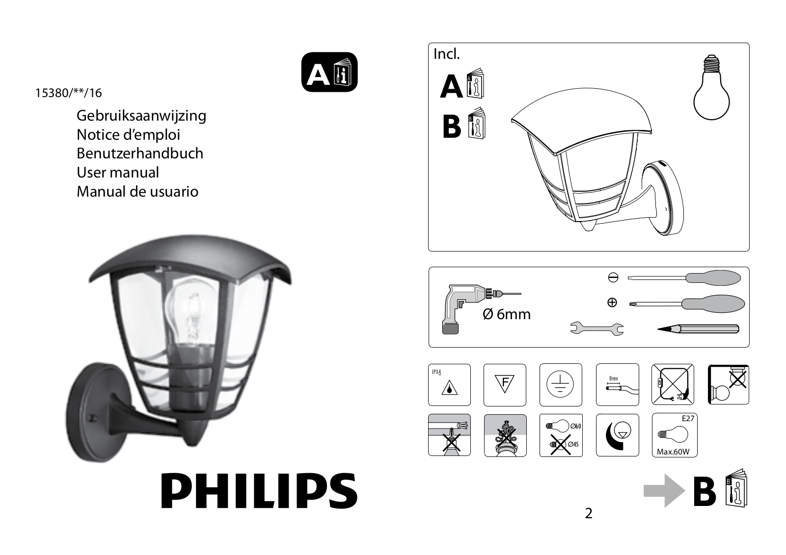 Philips 15380-31-16, 15380-30-16 User Manual