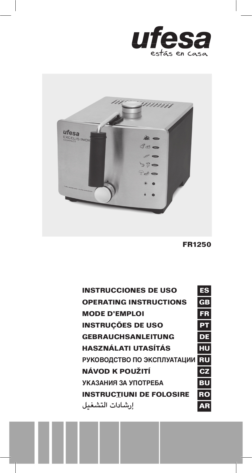 Ufesa FR1250 User Manual