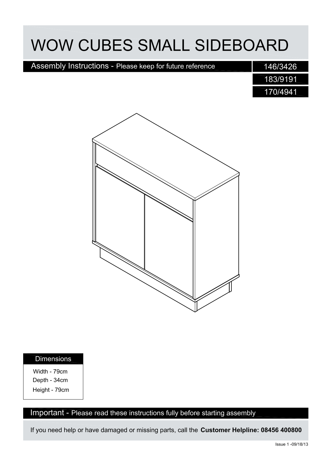 Argos 1704941, 1839191, CM-82LG01 ASSEMBLY INSTRUCTIONS