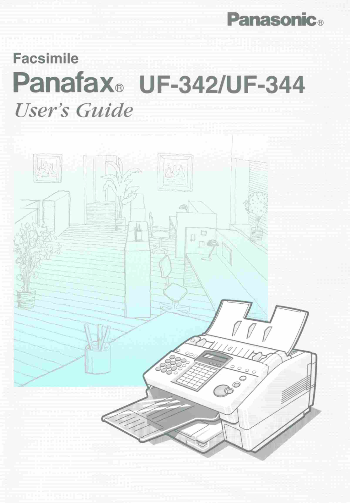 Panasonic UF-342, UF-344 Operating Instruction