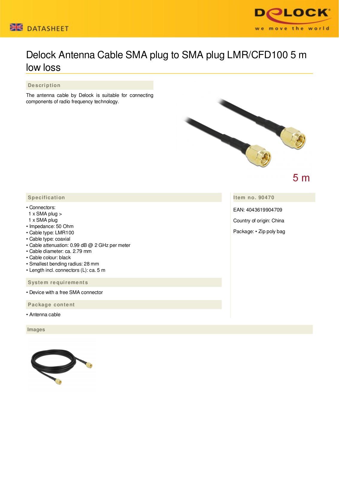 DELOCK 90470 Datasheet - ManualMachine.com